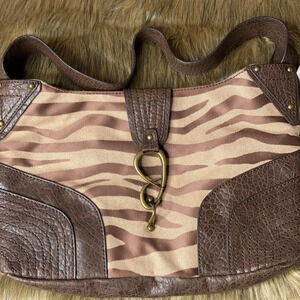 Jessica Simpson Animal Print J Clamp Bag